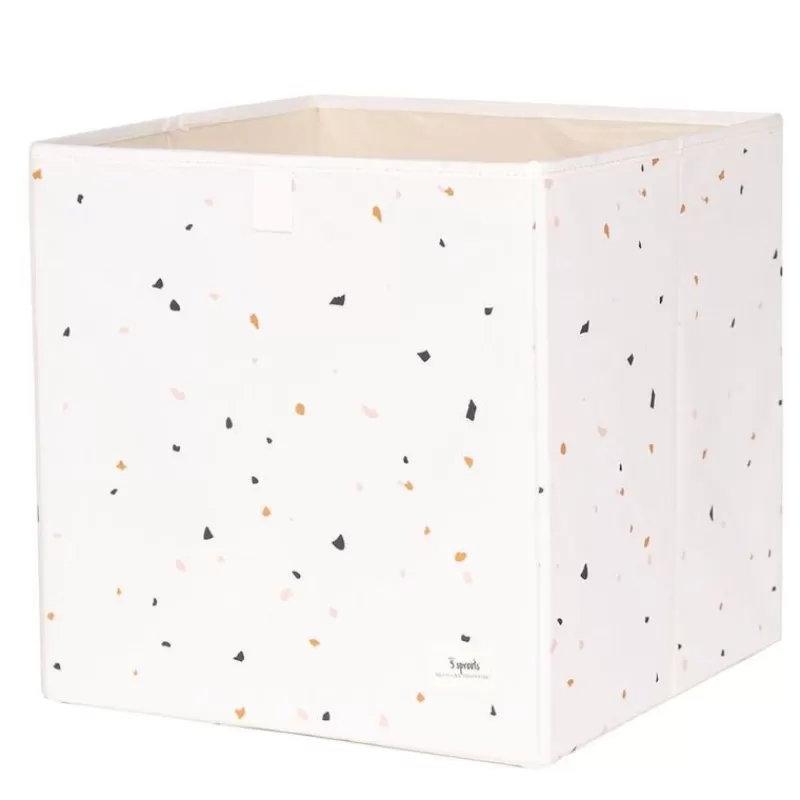 Best Sale Opbevaringskasse, Terrazzo/Creme Opbevaring