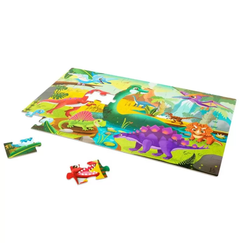 Shop Toys Gulvpuslespil - Dino, 48 Brikker Puslespil