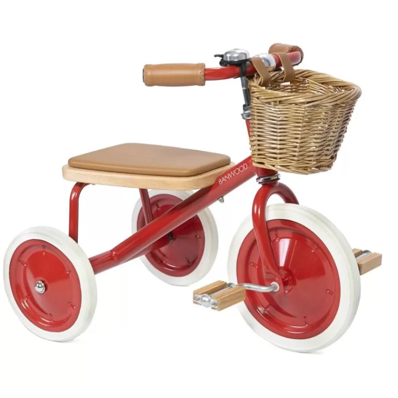 Clearance Trike Trehjulet Cykel- Red Løbecykler, Løbehjul & Cykelhjelme