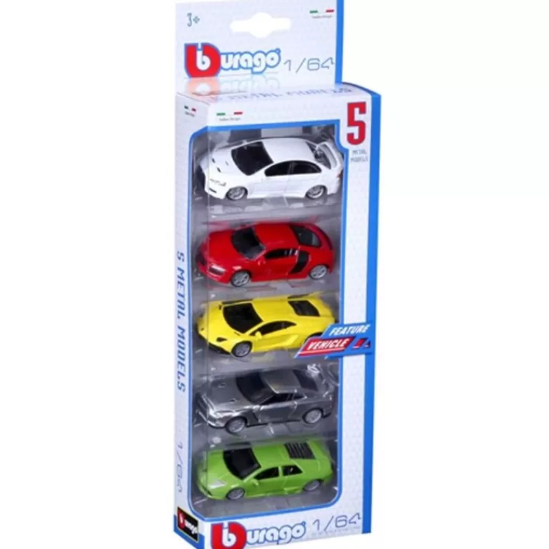 Outlet 5-Pak Biler, 1:64 Biler & Transport