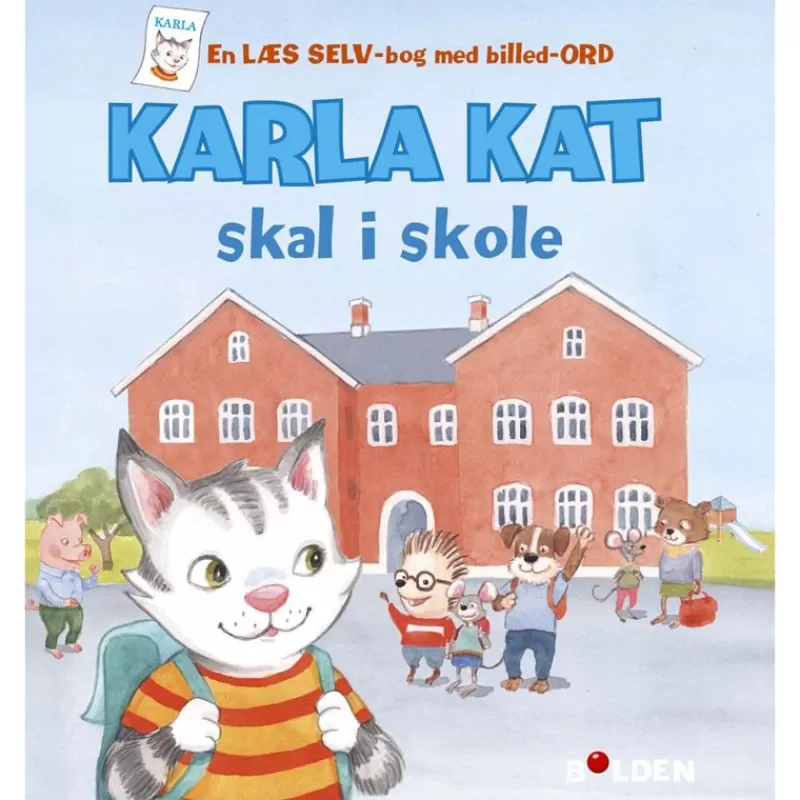 Best Sale Bog Karla Kat Skal I Skole Hojtlaesningsbøger