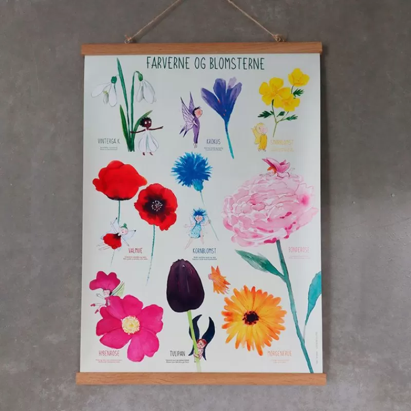 Fashion Plakat 50X70Cm, Farverne Og Blomsterne Plakater & Wallstickers