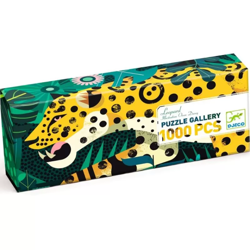 Best Galleripuslespil - Leopard, 1000 Brikker Puslespil