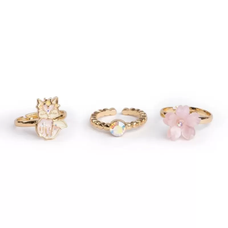 Discount 3Pk Foxy Floral Rings Smykker