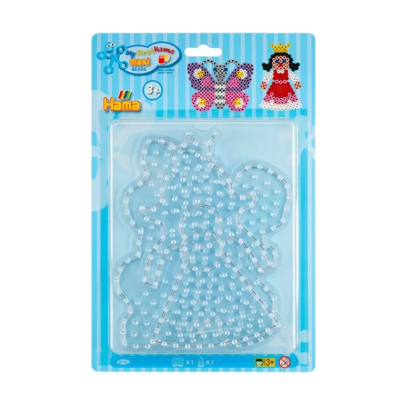 Cheap Maxi Stiftplader - Stor Sommerfugl+Prinsesse Perler