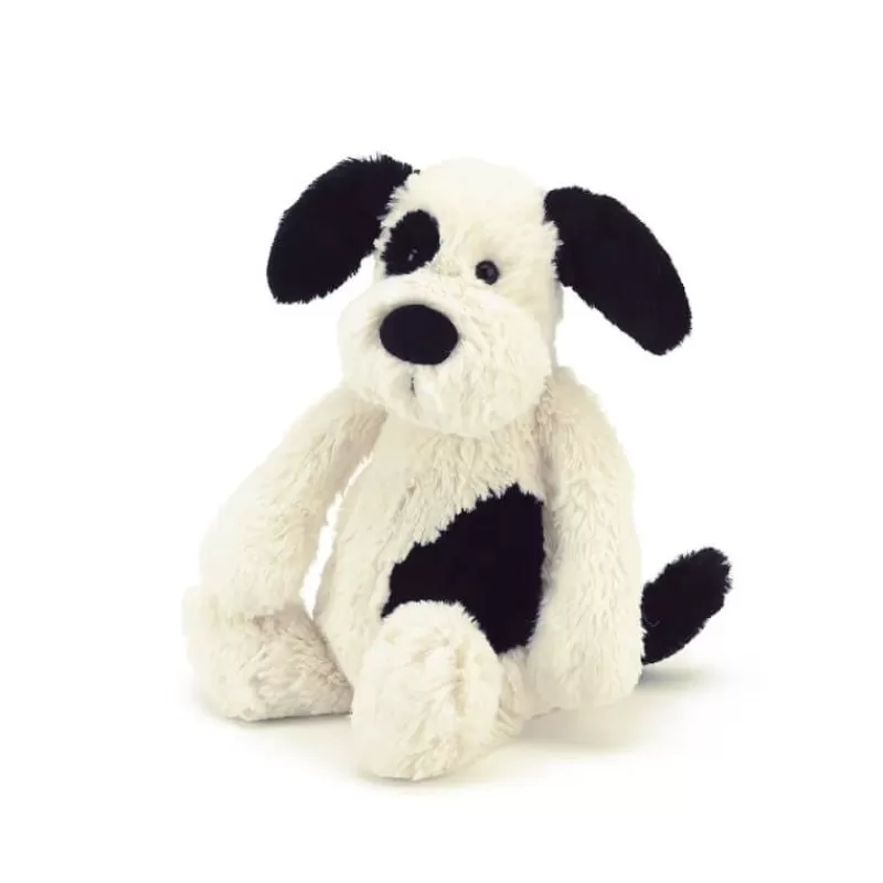 Best Bashful Hund 18Cm, Sort/Creme Jellycat