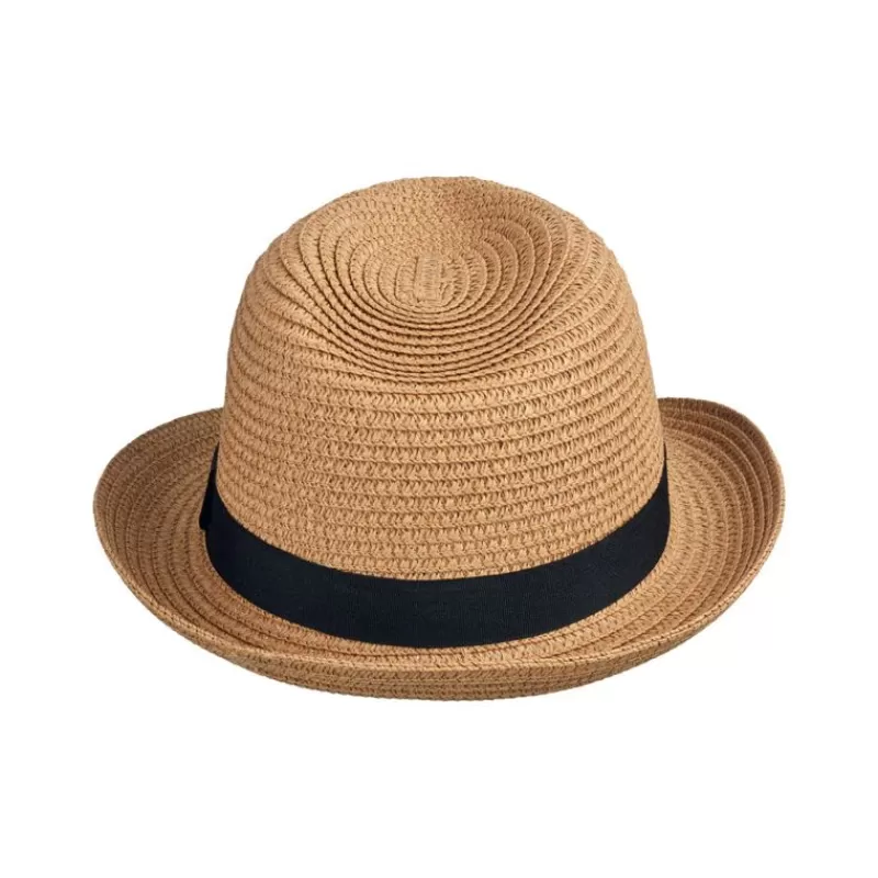 Best Sale Doro Fedora Hat Str.1-2Ar, Brown/Black Hatte Og Kasketter