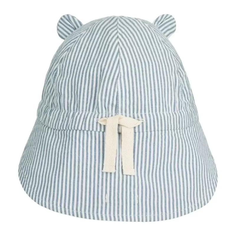 New Gorm Venbar Solhat Str.1-2Ar, Stripe/Blue Hatte Og Kasketter