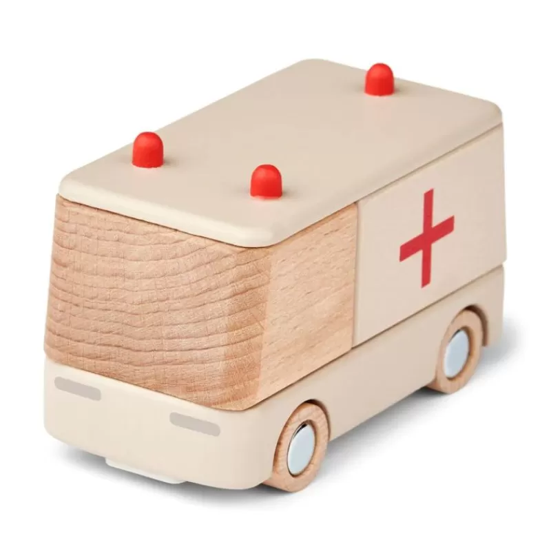 Clearance Village Ambulance, Aurora Red/Sandy Biler & Transport