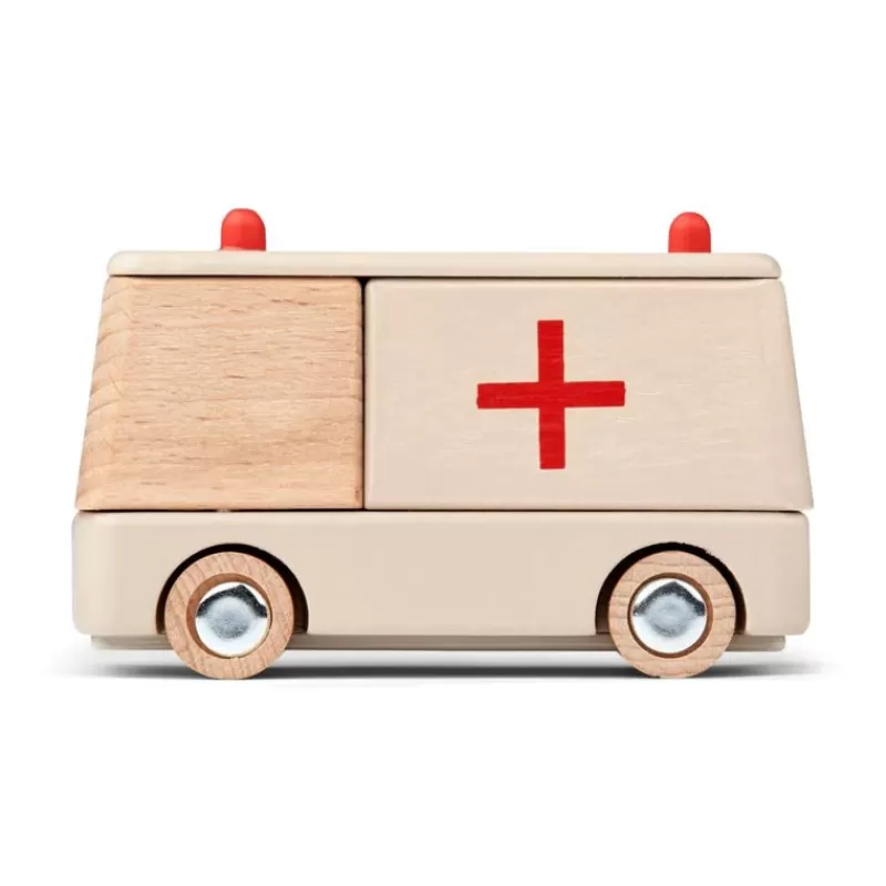 Clearance Village Ambulance, Aurora Red/Sandy Biler & Transport