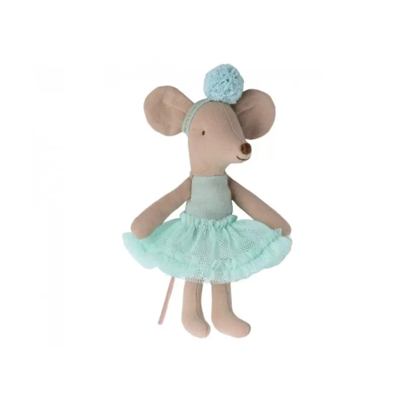 New Ballerina Mus, Lillesoster - Lys Mint Maileg