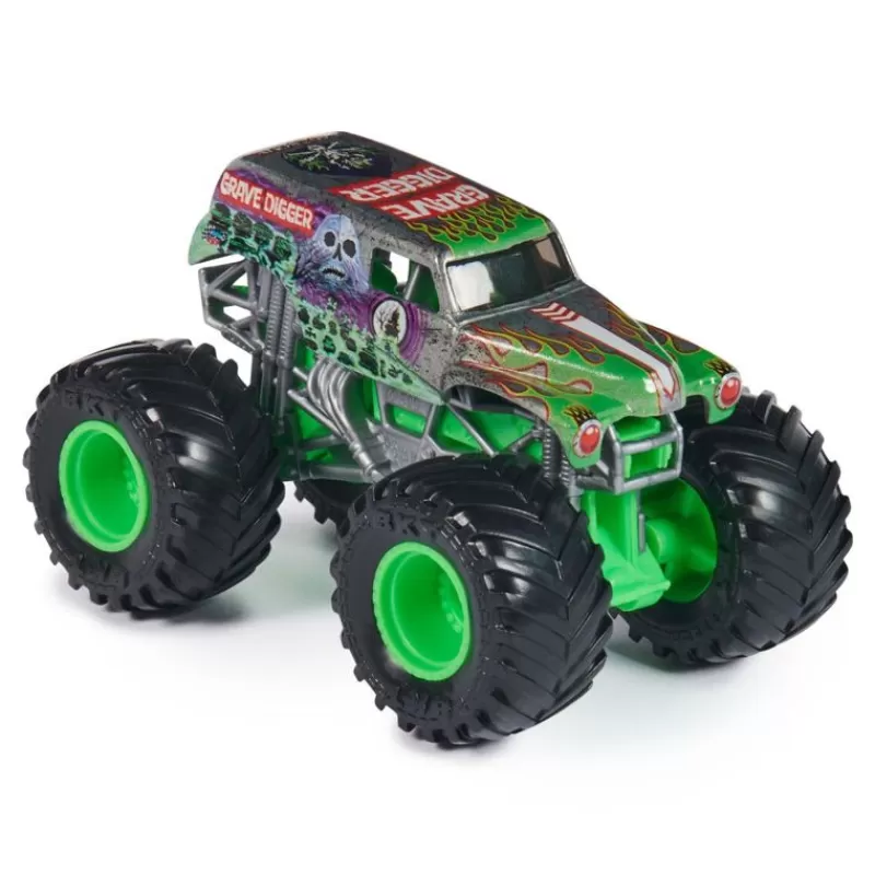 Sale 1:64 Grave Digger, Green Biler & Transport