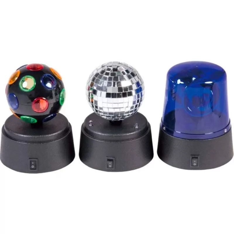 New 3 Stk Mini Disco Lamper Lamper