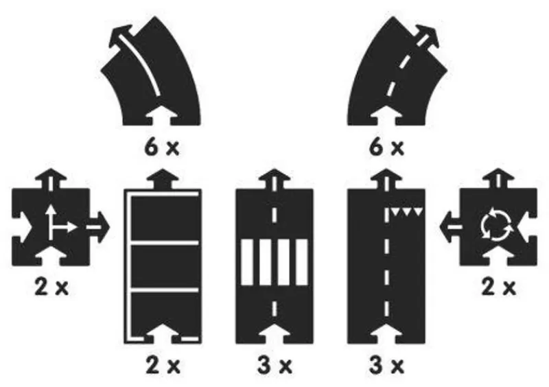 Cheap Motorvej 24 Dele Biler & Transport